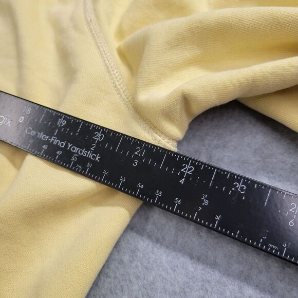 Polo Ralph Lauren Womens XL Big Pony Hoodie Yellow Sweatshirt Limited Edition - Picture 5 of 9